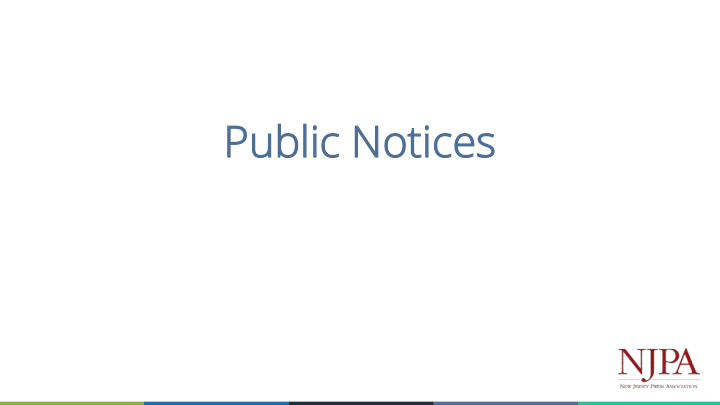 publ public ic notices notices