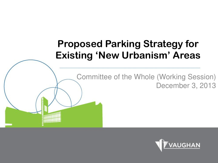 existing new urbanism areas