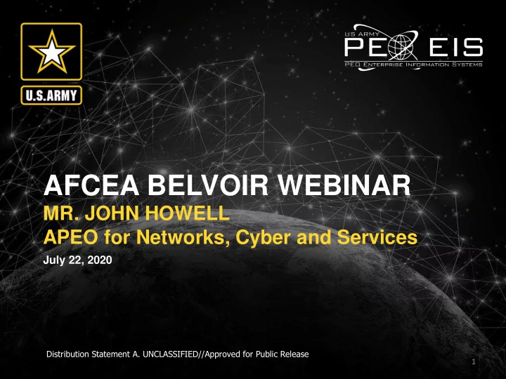 afcea belvoir webinar