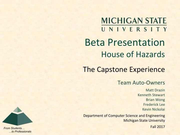 beta presentation