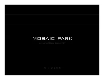 mosaic park  ARLINGTON COUNTY  O   C   U  L  U  S  Scheme A From Meeting 2  Scheme B From Meeting 2