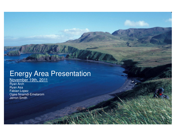 energy area presentation