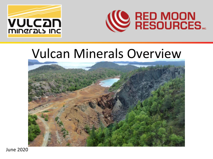 vulcan minerals overview