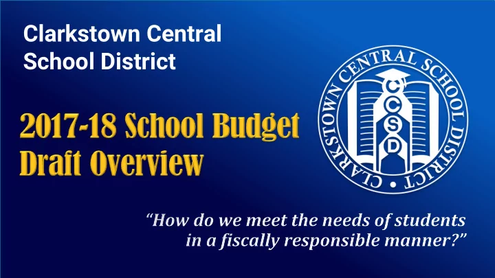 clarkstown central school district