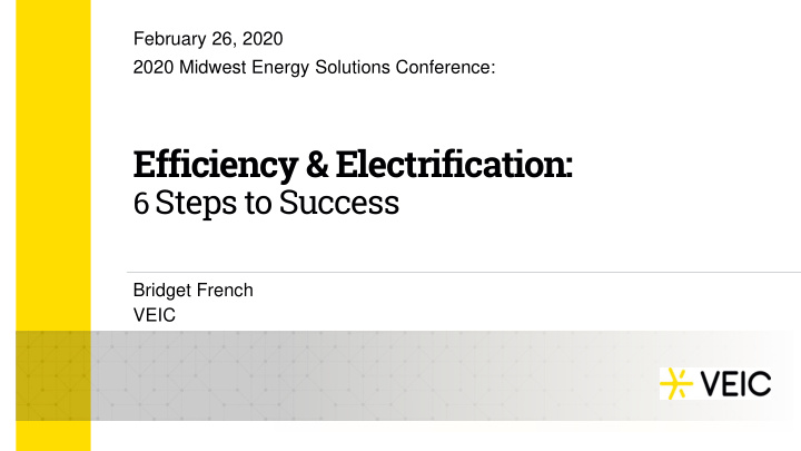 efficiency electrification