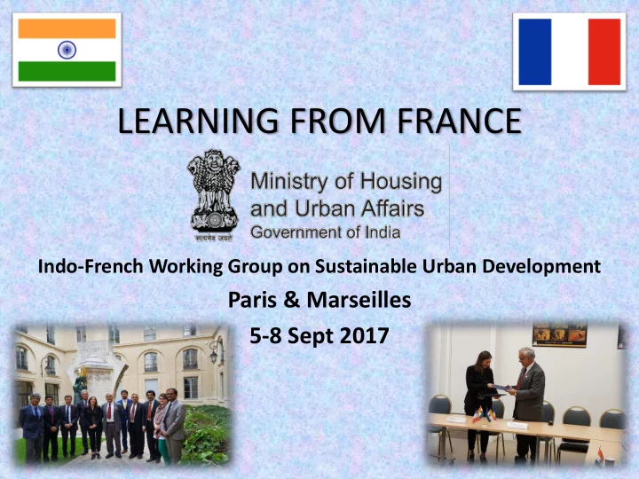 learning from france