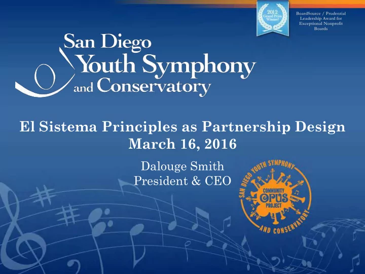 el sistema principles as partnership design