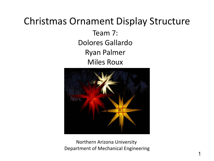 christmas ornament display structure