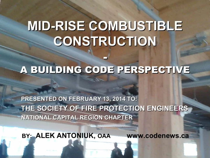 mid rise combustible mid rise combustible construction