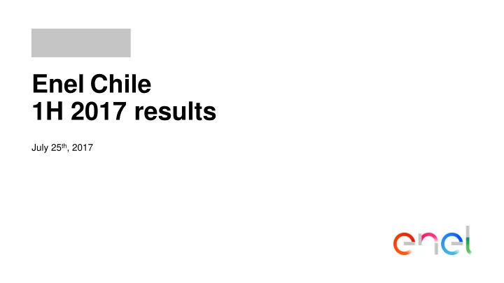 enel chile