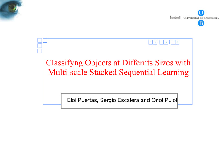 classifyng objects at differnts sizes with multi scale
