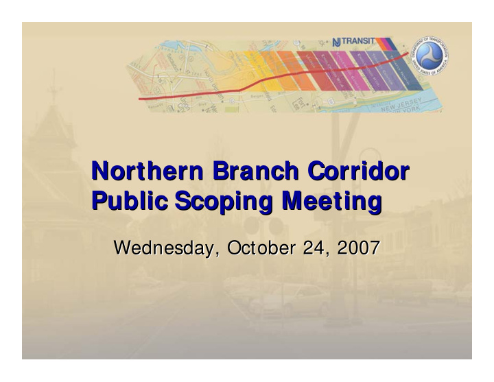 northern branch corridor northern branch corridor public
