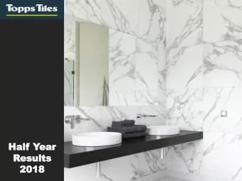 Half  Half Y  Yea  ear  r  Results  esults  2018  2018  1  Agenda   Overview  Matthew