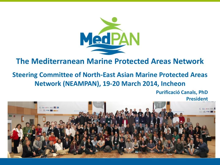 purificaci canals phd president history of the medpan