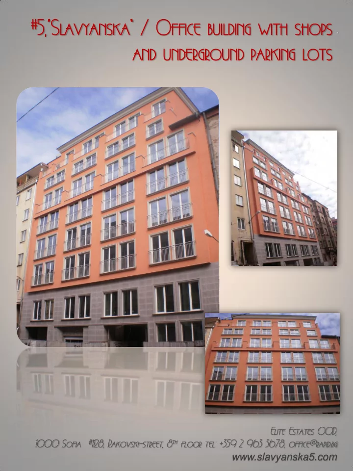 5 slavyanska off ffice ce bu build lding ing with th sho