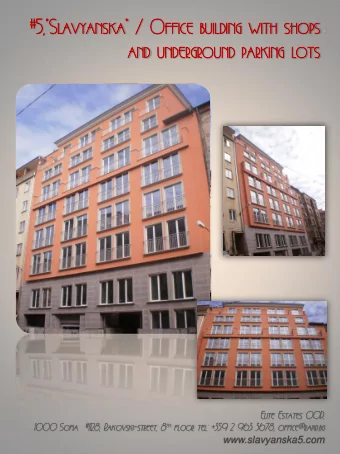 #5,Slavyanska /  / Off  ffice  ce bu  build  lding  ing with  th sho  hops  ps  ,  ,  and