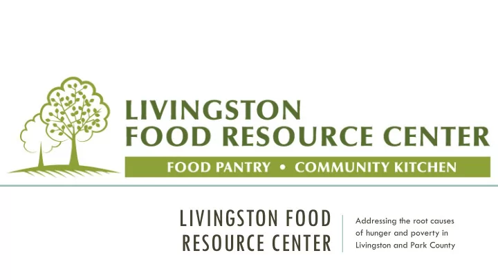livingston food