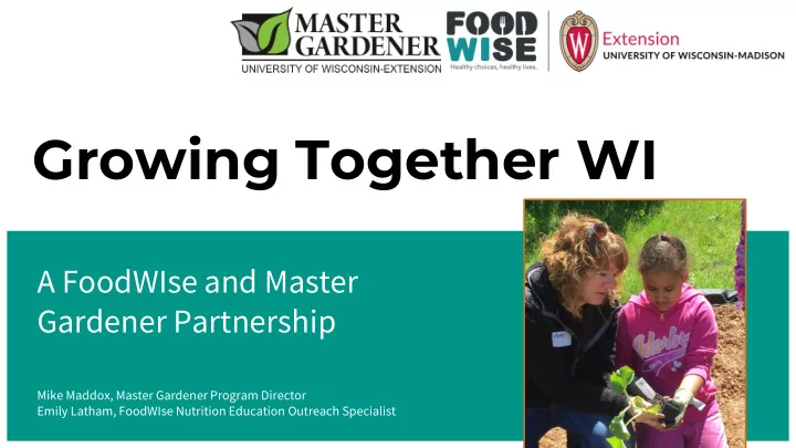 growing together wi