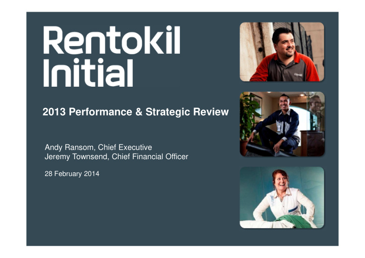 2013 performance amp strategic review