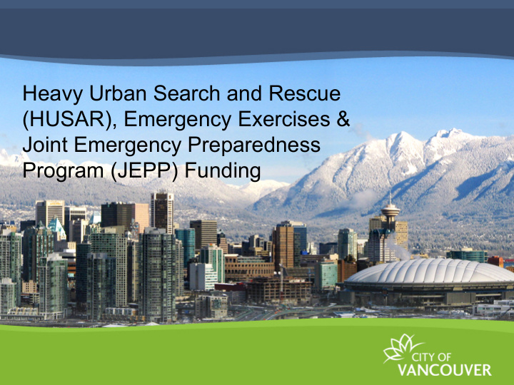 heavy urban search and rescue husar emergency exercises