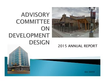 ___ __ a.  Edoc 366959  Committee  Purpose  The purpose of the Advisory  Committee on Development