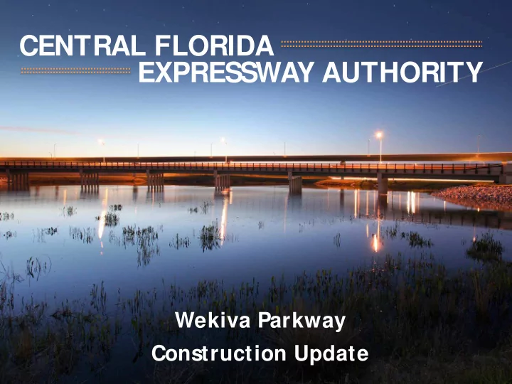 central florida expressway authority