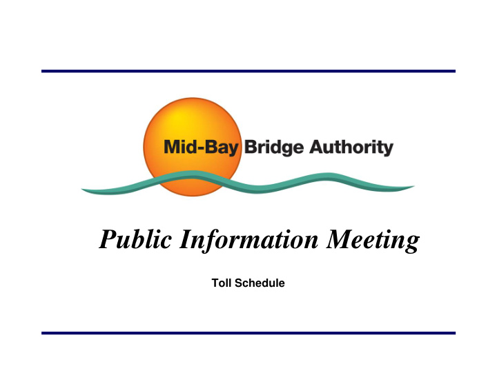 public information meeting