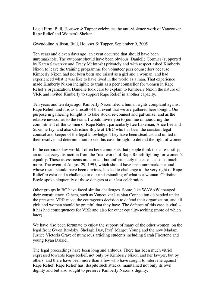 legal firm bull housser tupper celebrates the anti