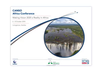 CANSO 071014  Many thanks to  our Host CANSO 071014  Many thanks to  our lead sponsor CANSO 071014