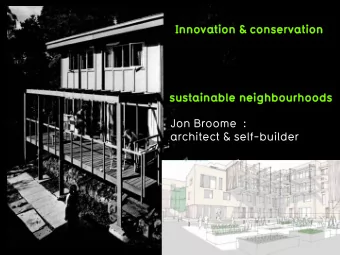 Innovation &amp; conservation  Innovation &amp; conservation  sustainable  sustainable