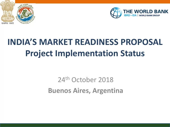project implementation status
