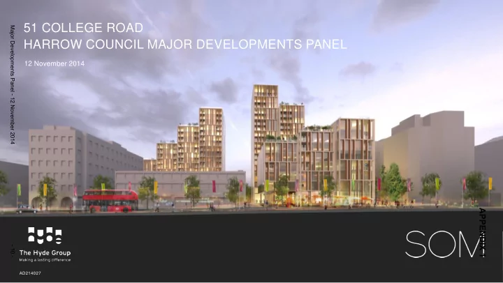 harrow council major developments panel