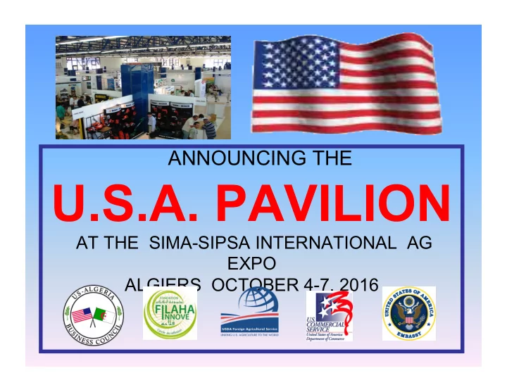 u s a pavilion