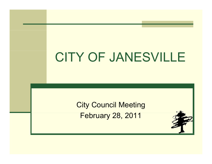 city of janesville