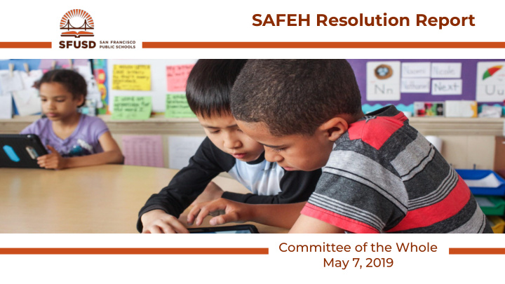safeh resolution report