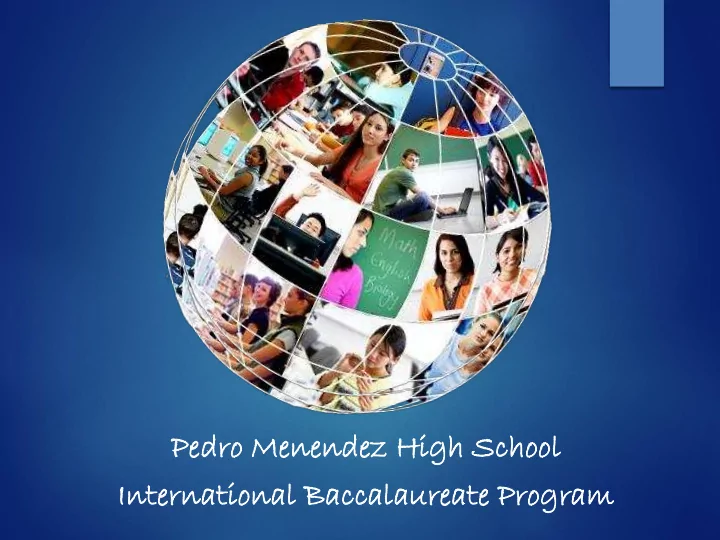 int ntern ernational ational bac accalaureate alaureate