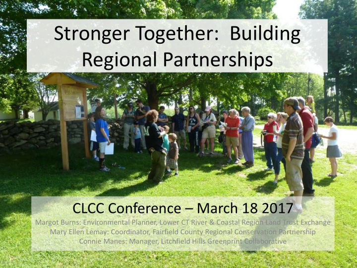 regional partnerships