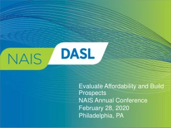 February 28, 2020  Philadelphia, PA  Overview  School 1  -  Have we outpriced our market?  -  Where