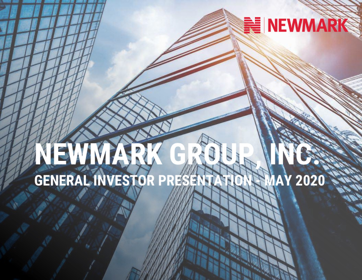 newmark group inc