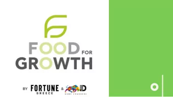 The Greek case | Facts and Figures The Greek Food &amp; Beverage industry contributes significantly