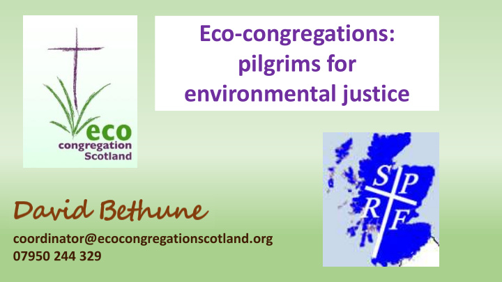 eco congregations
