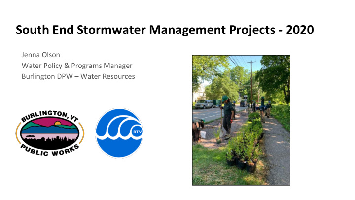 south end stormwater management projects 2020