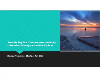 Ausable  Bayfie ld Conse r  Ausable  Bayfie ld Conse r  vation Author  vation Author  ity  ity