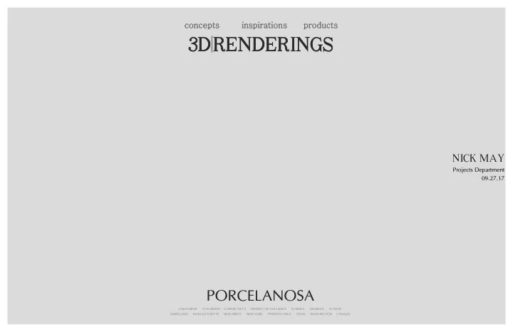 projects department 09 27 17 porcelanosa