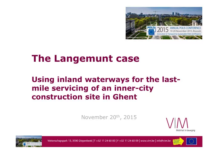 the langemunt case