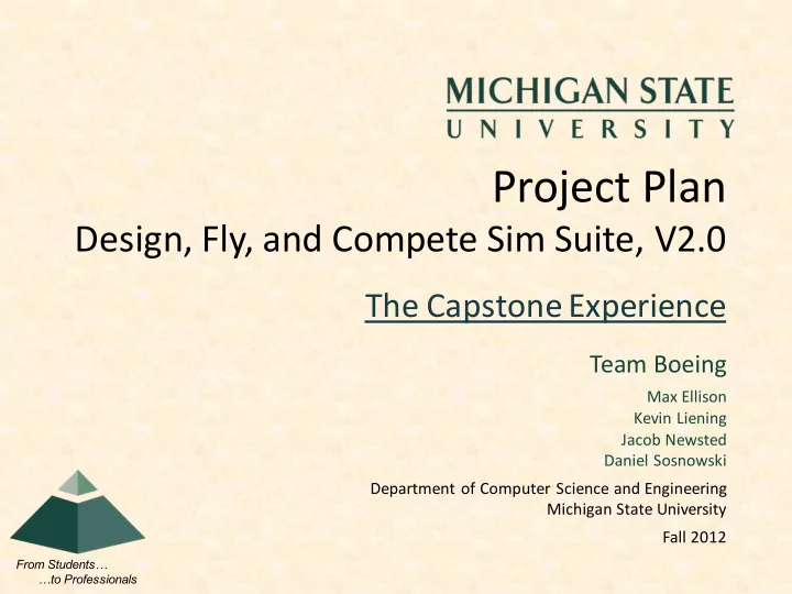 project plan