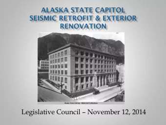 Legislative Council  November 12, 2014  Construction Components  (2014-2016): 1. CM/GC
