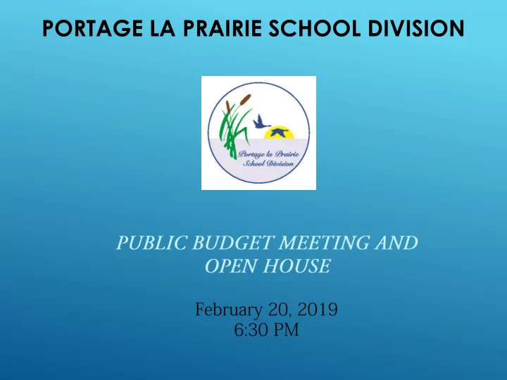 portage la prairie school division