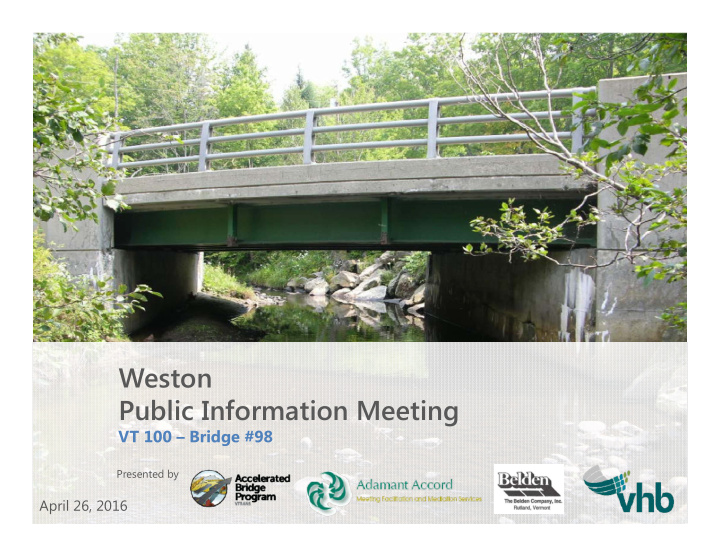 weston public information meeting