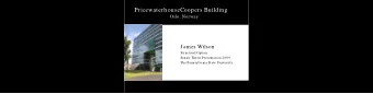 PricewaterhouseCoopers Building  Oslo, Norway  James Wilson  Structural Option  Senior Thesis